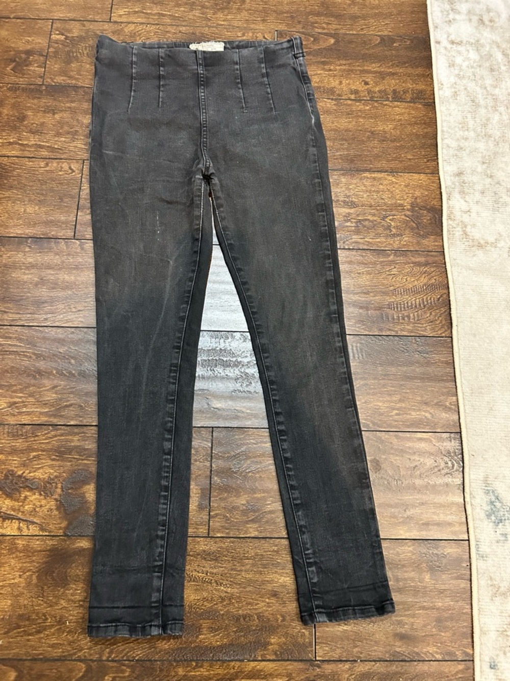 Free People Black High-Rise Jeggings